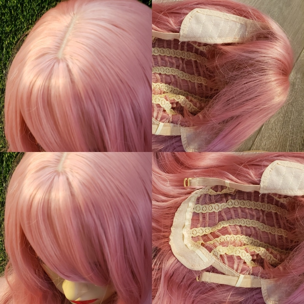 Brand new ποΈ Pink Wig with Bangs π - Picture 7 of 7
